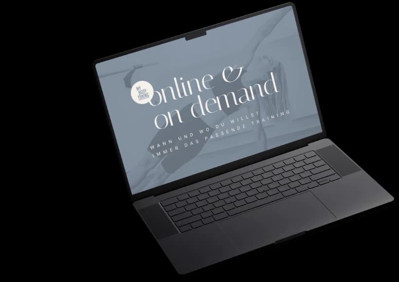 Online Fitness Program via Laptop